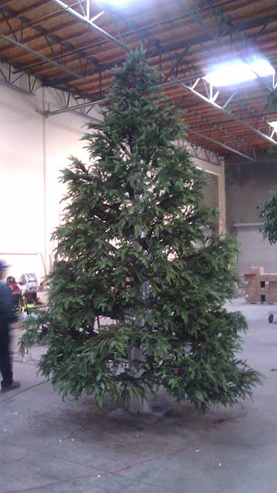 image of a fabricated pine tree