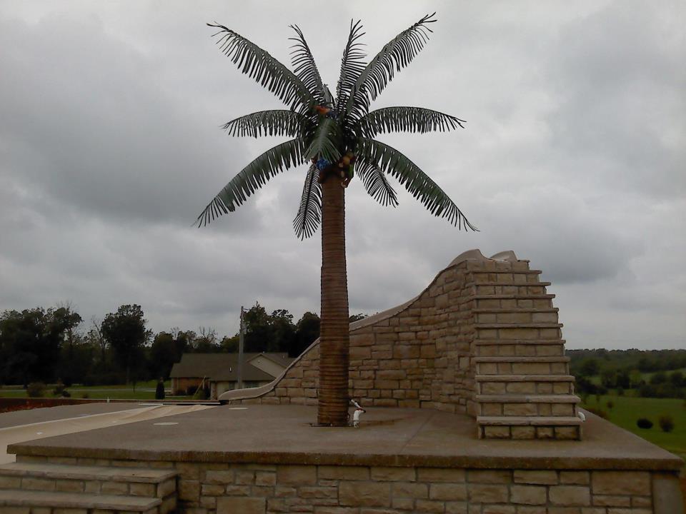 outdoor artificial palm