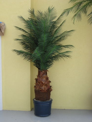 image of a fake palm tree