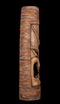  Tiki Poles depicting Tiki Gods